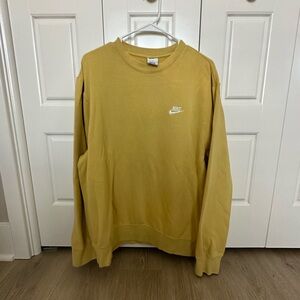Nike Women's Mustard Crewneck Sweater